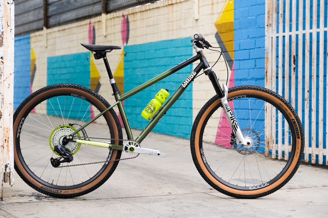 WILDE BICYCLE Dark Star Frame - Green/Sparkle Black