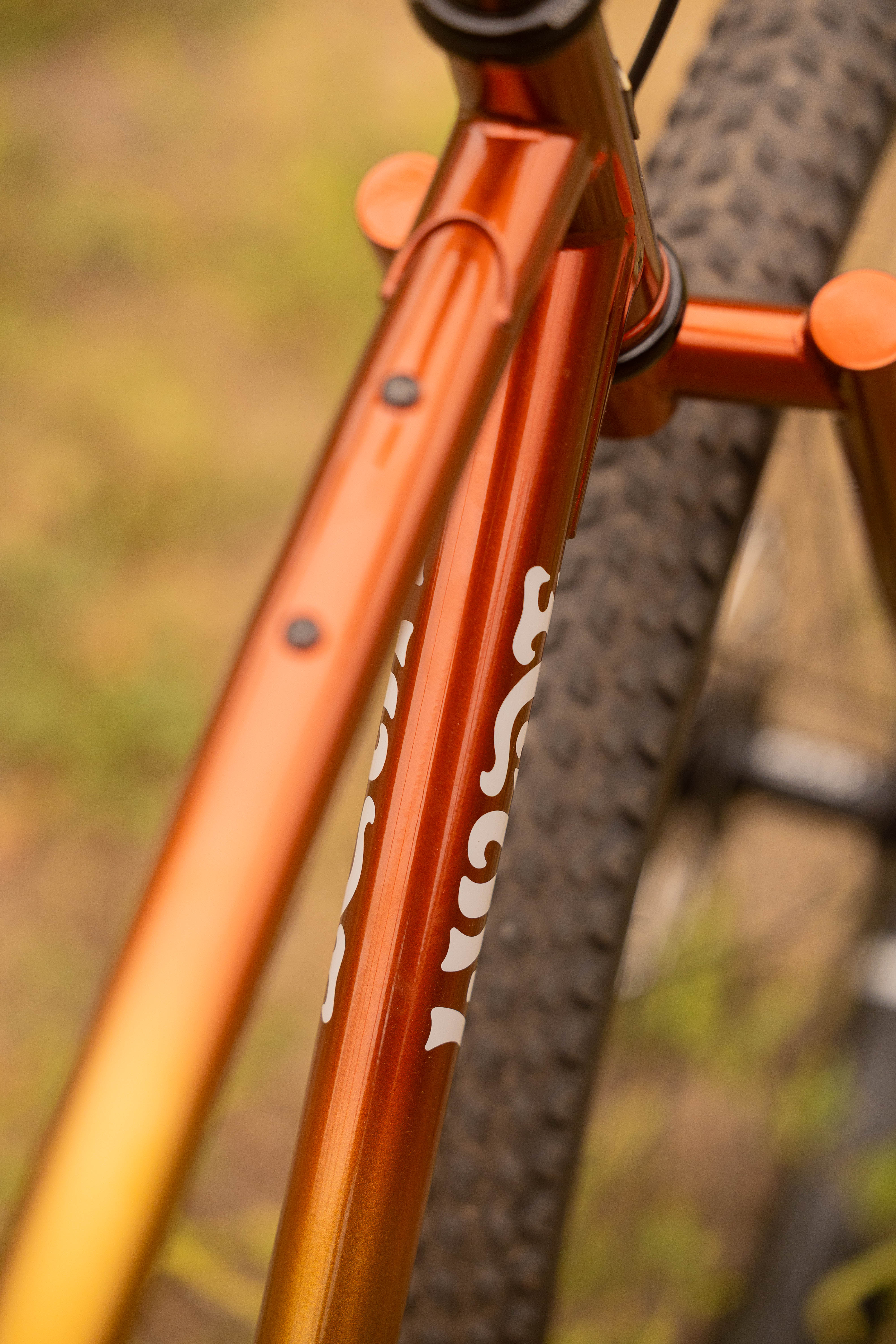 WILDE BICYCLE Supertramp Frame Set - Golden Sunrise